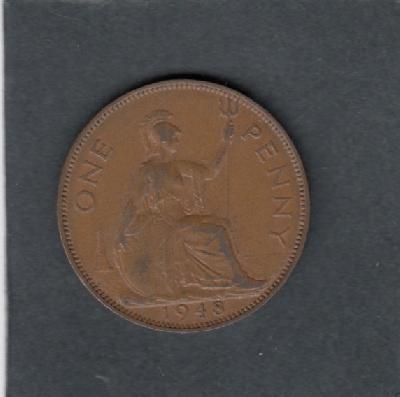 Beschrijving: 1 Penny  GEORGIUS VI  